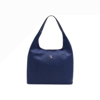 Alkioni-15-112 Γυναικεία Δερμάτινη Τσάντα Μεγάλη Μπλε