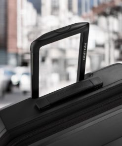 Delsey Lutece SE Μαύρη Βαλίτσα Μεσαία 69cm Expandable