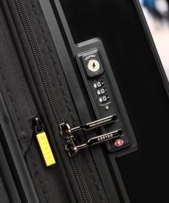Delsey Lutece SE Μαύρη Βαλίτσα Πολύ Μεγάλη 79cm Expandable