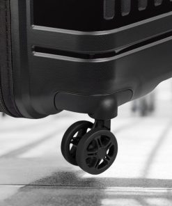 Delsey Lutece SE Μαύρη Βαλίτσα Πολύ Μεγάλη 79cm Expandable