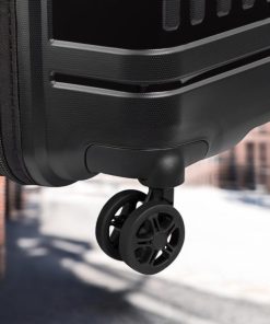 Delsey Lutece SE Μαύρη Βαλίτσα Μεσαία 69cm Expandable