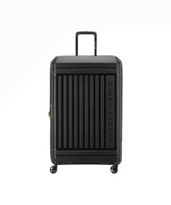 Delsey Lutece SE Μαύρη Βαλίτσα Πολύ Μεγάλη 79cm Expandable