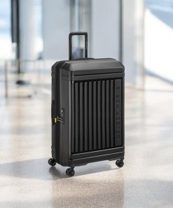 Delsey Lutece SE Μαύρη Βαλίτσα Πολύ Μεγάλη 79cm Expandable