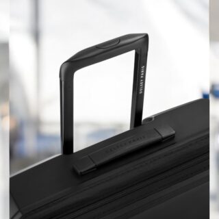 Delsey Lutece SE Μαύρη Βαλίτσα Πολύ Μεγάλη 79cm Expandable