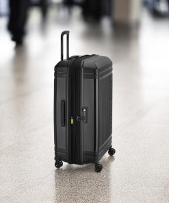 Delsey Lutece SE Μαύρη Βαλίτσα Πολύ Μεγάλη 79cm Expandable