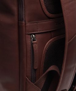 Chesterfield Detroit Δερμάτινο Σακίδιο Πλάτης Καφέ