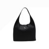 Alkioni-15-112 Γυναικεία Δερμάτινη Τσάντα Μεγάλη Μαύρη