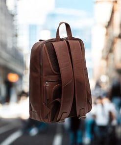 Chesterfield Detroit Δερμάτινο Σακίδιο Πλάτης Καφέ