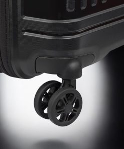 Delsey Lutece SE Μαύρη Βαλίτσα Καμπίνας 55cm Expandable Slim