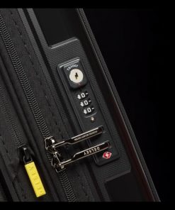 Delsey Lutece SE Μαύρη Βαλίτσα Καμπίνας 55cm Expandable Slim