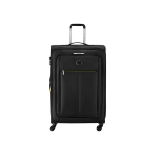 Delsey Dita Μεγάλη Βαλίτσα 79cm Expand Μαύρη