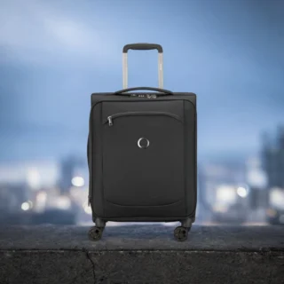 Delsey Montmartre Air Βαλίτσα Καμπίνας Expandable 55cm Black