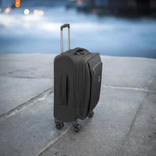 Delsey Montmartre Air Βαλίτσα Καμπίνας Expandable 55cm Black