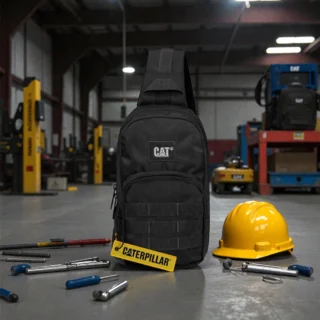 Caterpillar Ανδρικό Body Τσαντάκι Στήθους 84932-01 Μαύρο