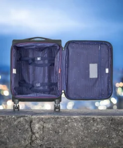 Delsey Montmartre Air Βαλίτσα Καμπίνας Expandable 55cm Black