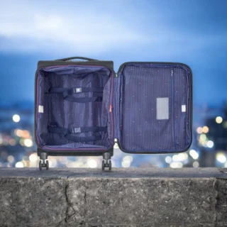 Delsey Montmartre Air Βαλίτσα Καμπίνας Expandable 55cm Black