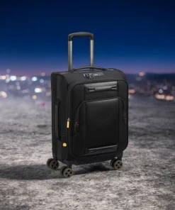 Delsey Wagram Βαλίτσα Καμπίνας Expandable 55cm Black