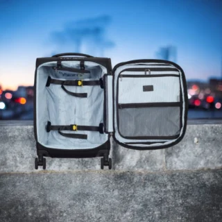 Delsey Wagram Βαλίτσα Καμπίνας Expandable 55cm Black