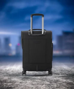 Delsey Wagram Βαλίτσα Καμπίνας Expandable 55cm Black