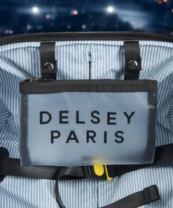 Delsey Wagram Βαλίτσα Καμπίνας Expandable 55cm Black