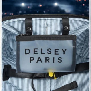 Delsey Wagram Βαλίτσα Καμπίνας Expandable 55cm Black