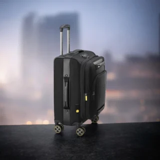 Delsey Wagram Βαλίτσα Καμπίνας Expandable 55cm Black