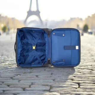 Delsey Brochant Βαλίτσα Καμπίνας Pilot 39cm Μαύρο