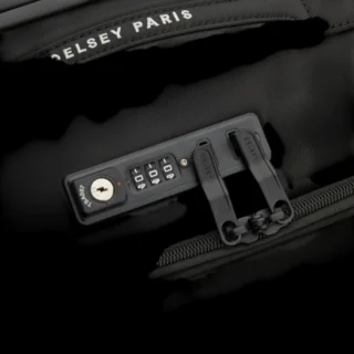 Delsey Brochant Βαλίτσα Καμπίνας Slim 55cm Μαύρη