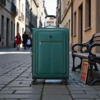 Delsey Dita Μεγάλη Βαλίτσα 79cm Expand Πράσινη