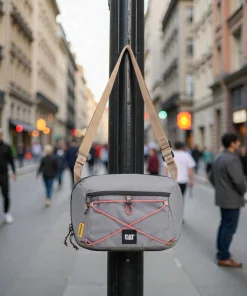 Caterpillar City Vibes Τσαντάκι Ώμου 84754-652 Γκρι