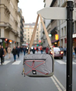 Caterpillar City Vibes Τσαντάκι Ώμου 84754-652 Γκρι