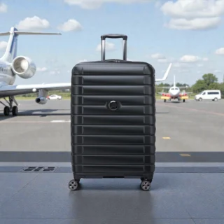 Delsey Shadow Μεγάλη Βαλίτσα 75cm Expand Μαύρη