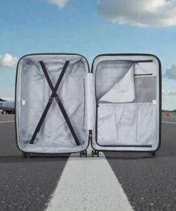 Delsey Shadow Μεγάλη Βαλίτσα 75cm Expand Μαύρη