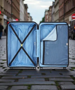 Delsey Lutece SE Βαλίτσα Πολύ Μεγάλη Expandable 79cm Navy