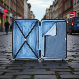 Delsey Lutece SE Βαλίτσα Πολύ Μεγάλη Expandable 79cm Navy