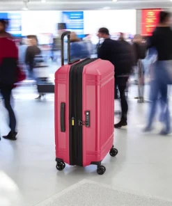 Delsey Lutece SE Βαλίτσα Μεσαία Expandable 69cm Magenta