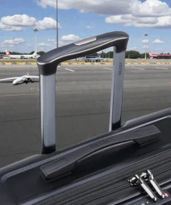 Delsey Shadow Μεγάλη Βαλίτσα 75cm Expand Μαύρη