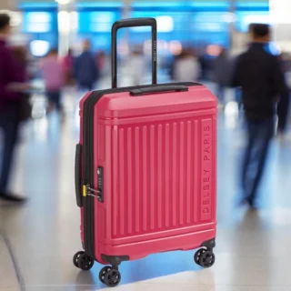 Delsey Lutece SE Slim Expandable 55cm Magenta