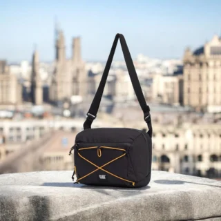 Caterpillar City Vibes Τσαντάκι Ώμου Μαύρο 84754-01