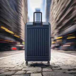 Delsey Lutece SE Βαλίτσα Μεσαία Expandable 69cm Navy