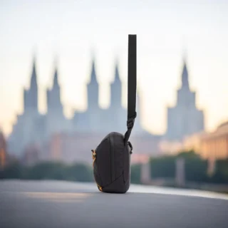 Caterpillar City Vibes Τσαντάκι Ώμου Μαύρο 84754-01