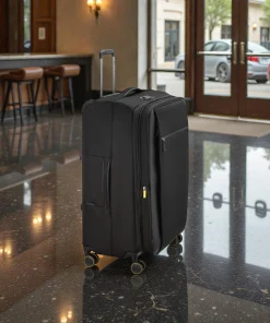 Delsey Montmartre 3 Μεγάλη Βαλίτσα 76cm Expand Black