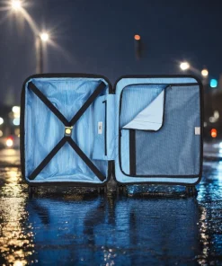 Delsey Lutece SE Βαλίτσα Καμπίνας Slim Expandable 55cm Peacock