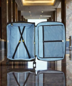 Delsey Montmartre 3 Μεγάλη Βαλίτσα 76cm Expand Black