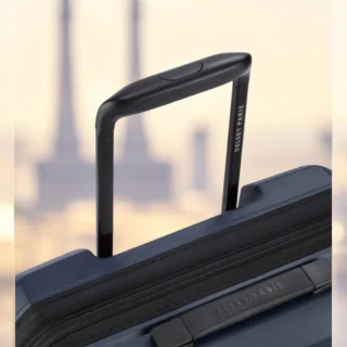 Delsey Lutece SE Βαλίτσα Καμπίνας Slim Expandable 55cm Navy