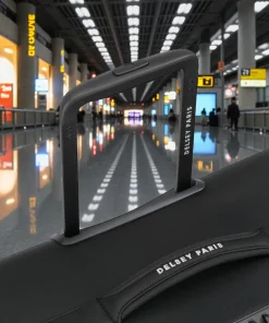 Delsey Brochant Μεγάλη Βαλίτσα 78cm Expand Μαύρη