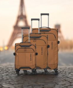 Travelite Briize Σετ Βαλιτσών S/M/L Καρυδί