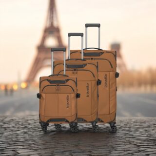 Travelite Briize Σετ Βαλιτσών S/M/L Καρυδί
