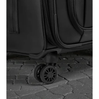 Delsey Dita Μεγάλη Βαλίτσα 79cm Expand Μαύρη