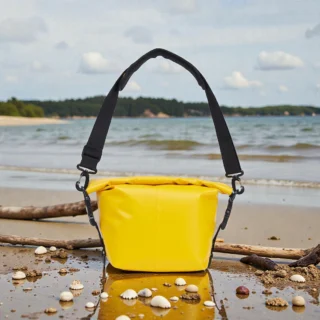 Caterpillar Roll-top Crossbody Αδιάβροχο Κίτρινο 84956-42